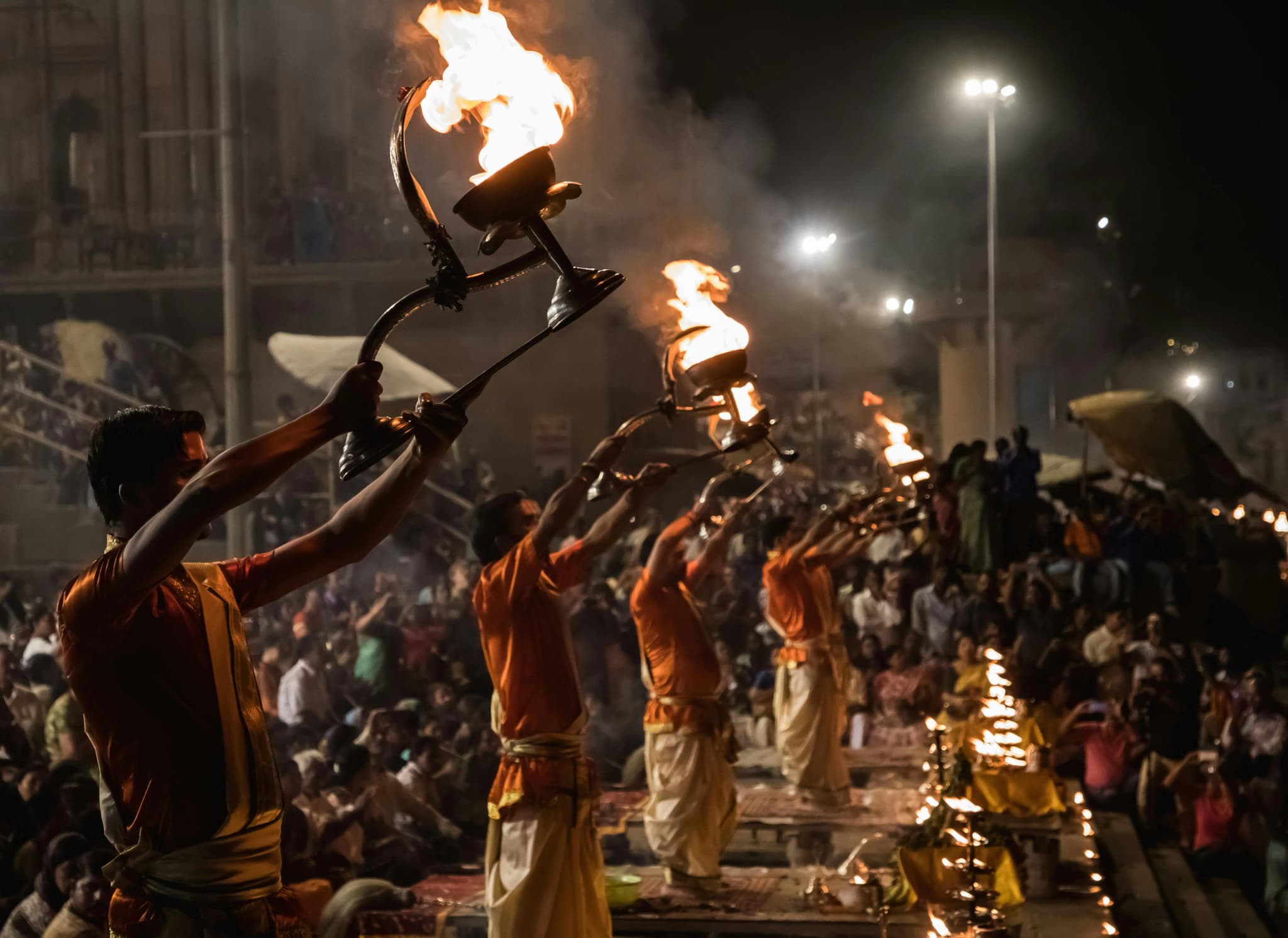A scenic view of Varanasi ghats representing our journey